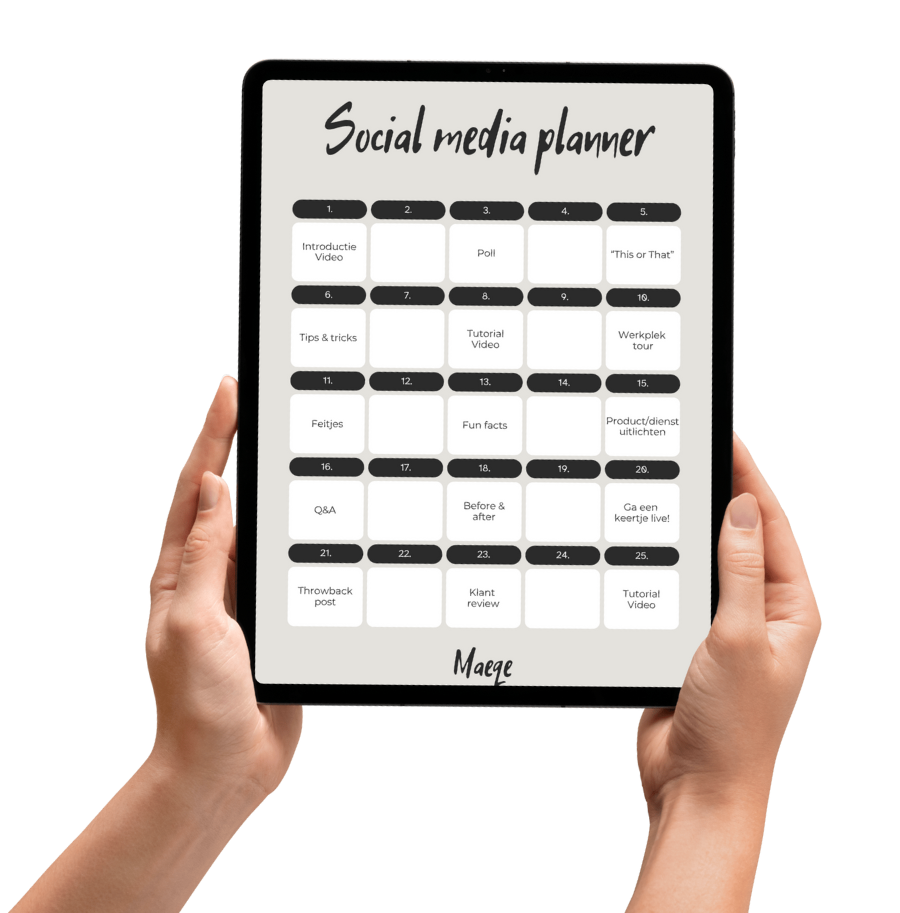 MAEQE GRATIS SOCIAL MEDIA PLANNER