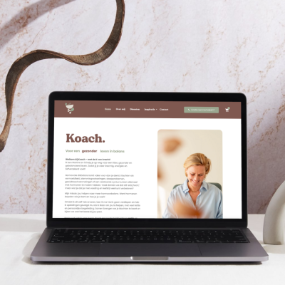 Website voor Koach Martine